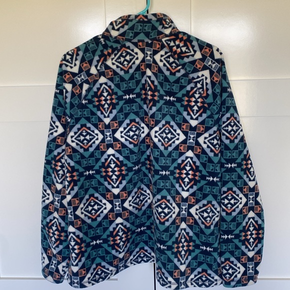 Eddie Bauer Quarter Zip Fleece Sweater - Picture 3 of 6